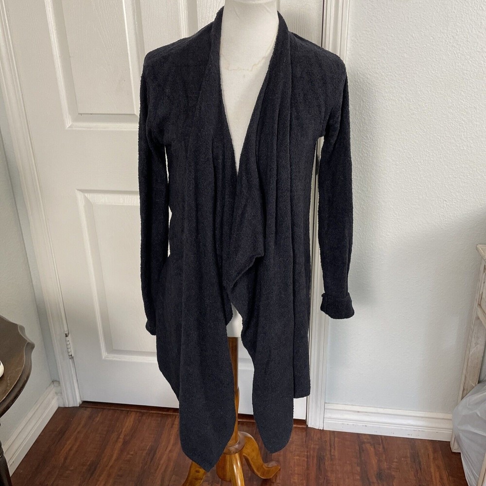 Barefoot Dreams Womens Bamboo Chic Lite Calypso Wrap Sweater S/M Knit Soft Cozy